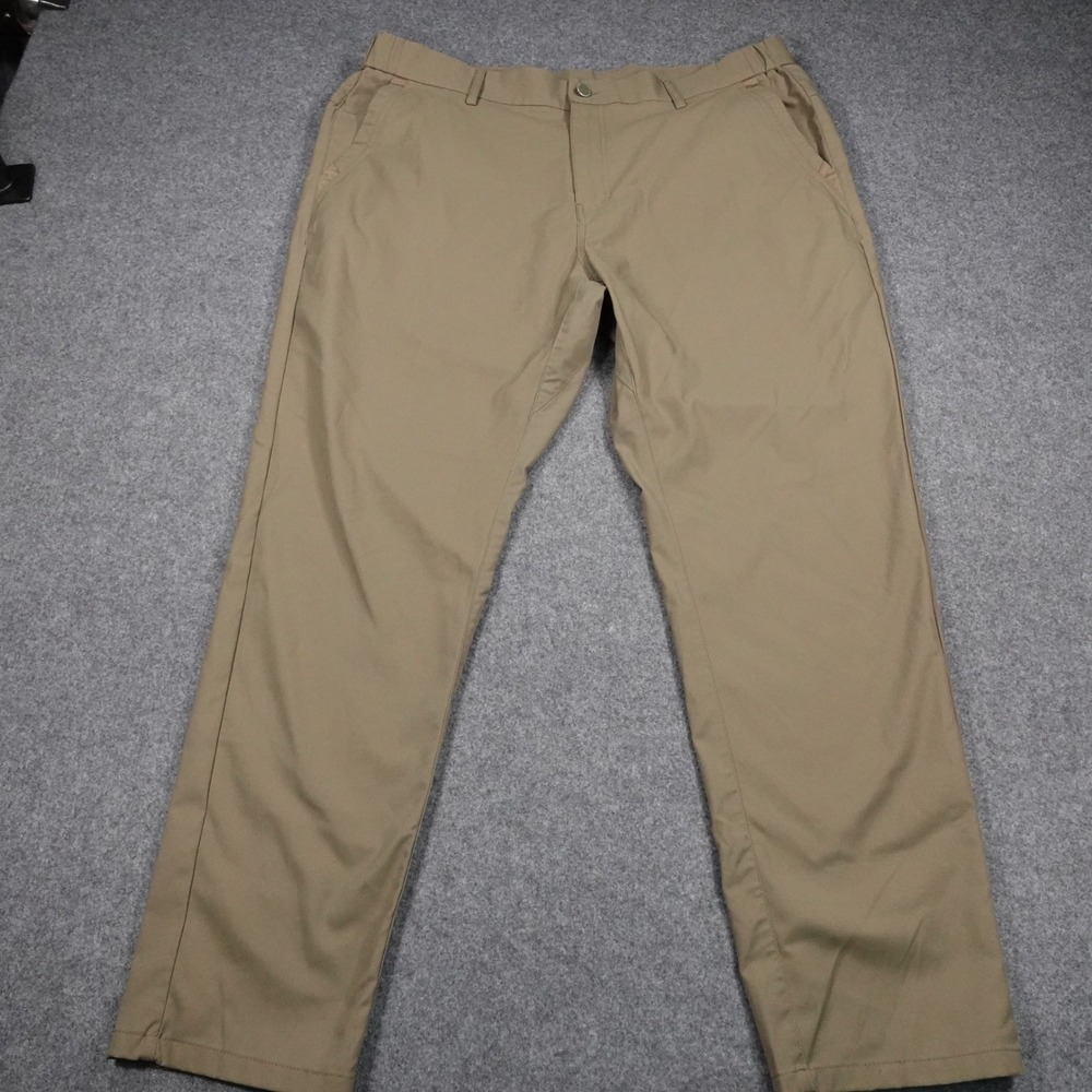 Jack Archer Mens Tech Pants Olive Green 36x29 Straight Leg Jetsetter